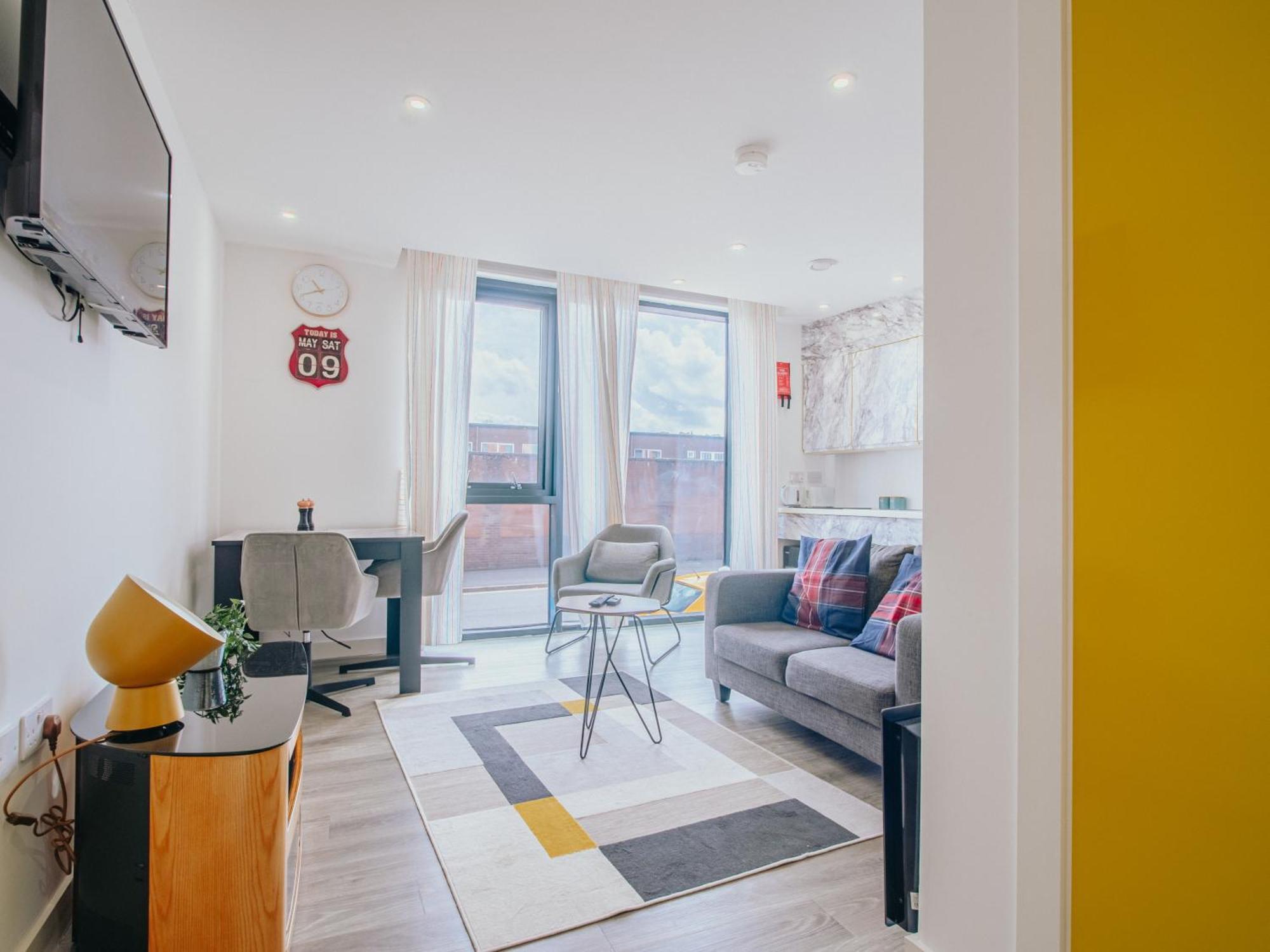 Apartment Vibrant Bright Sleeps 2 Sheffield